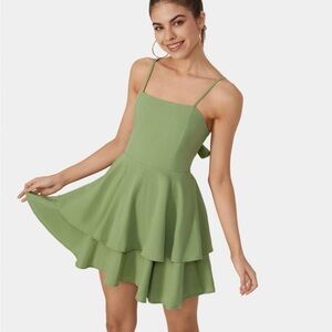 Cute green summer dress